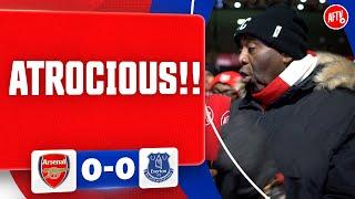 ATROCIOUS!! (Robbie) | Arsenal 0-0 Everton