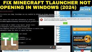 How To Fix Minecraft TLauncher Not Opening In Windows (2024)