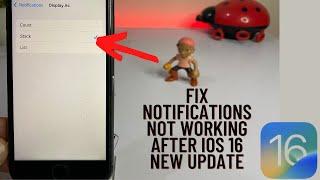 Fix notifications not working on iPhone after new iOS 16 update !! iOS 16 Notifications Not showing