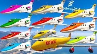 GTA V: Honda HA-420 HondaJet Planes Best Extreme Longer Crash and Fail Compilation
