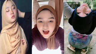 ukhti sholehot cantik goyang memperjelas body dan melon || ngilu massehh #hijabstyle