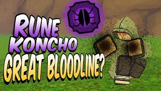 Rune Koncho Bloodline Review | Shindo Life