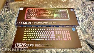 Got my Whirlwind FX Element mechanical gaming keyboard and Light Caps today! 