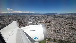 KLM B787-900 PH-BHL ABORTED Landing at Bogota