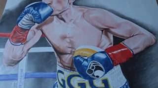 Gennady GGG Golovkin Artist Sabyrzhan Tulepkereyev 2016