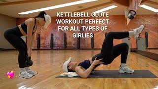 Shy Girl Kettlebell Glute Workout | perfect for beginners & luteal phase!