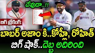 Virat Kohli & Rohit Sharma Big Shock To Babar Azam|ICC Test Rankings 2024|Filmy Poster