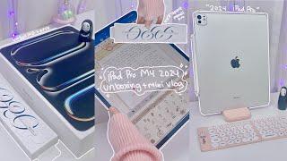 Mini Vlog ˚˖ iPad Pro M4 2024 Unboxing + Apple Pencil Pro & Apps Recommendation ￼ ˚˖𓍢ִ໋͙֒˚.༘⋆