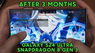 After 3 months! Gaming test - Samsung Galaxy S24 Ultra with Snapdragon 8 Gen 3