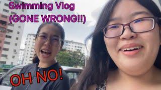 Swimming Vlog (GONE VERY WRONG!!!) | Hazel & Kayla