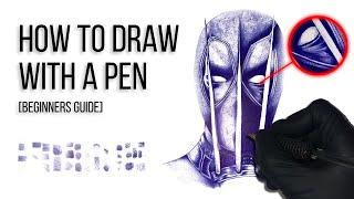 4 Techniques for Ballpoint Pen Drawing | MUST KNOW!