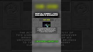 Sub-Zero's Biography in Mortal Kombat 1992 #mk #gaming #shorts