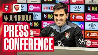 Press conference: Iraola on Arteta's Arsenal, Tyler Adams' return and potential of giant-killing