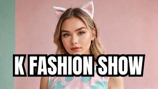 [4K] Transparent No bra try on haul | Petite Olya | Cute Kitty Dress