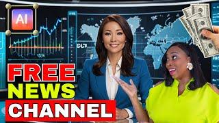 How To Create A FREE Faceless News Channel Using AI - Make US$55K A Month