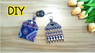 Diy mini wallet keychain/Easy sewing tutorial Very cute sewing idea! | diybyrutchanoo