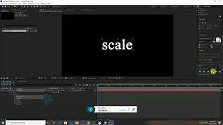 Tutorial :-  After Effect Text Scale