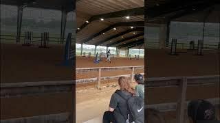 Knees to nose! - Gideon #fyp #blowup #jumper #horseshow