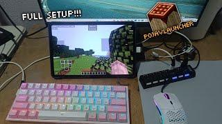 Full setup guide keyboard and mouse on Minecraft java on Android (Pojavlauncher)