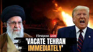 Israel vs Iran LIVE: Explosions Rock Tehran as Trump Urges 'Everyone' to Evacuate | Palki Sharma
