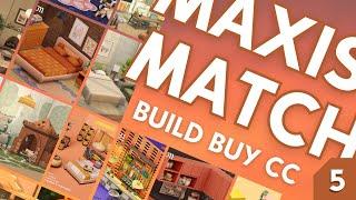  BEST MAXIS MATCH CC PACKS PART 5  - Build/Buy CC overview - The Sims 4 [including download links]