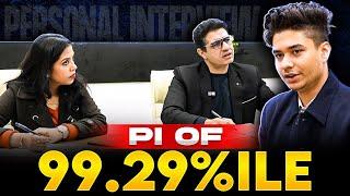 Personal Interview of Shatadroo Dutta | 99.29 Percentiler | CAT 2024 Preparation