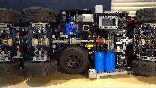 Mercedes Zetros 2733 - Behind the MOC - Lego Technic + SBrick + BuWizz