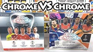 MATCH ATTAX Topps Chrome 2021/22 VS MATCH ATTAX Topps Chrome 2020/21 Pack Battle | Every Season