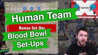 Human Team Set-Up Formations for Blood Bowl - Blood Bowl 2020 (Bonehead Podcast)