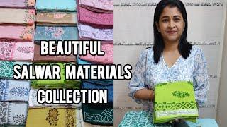 TISSUE SILK | GADWAL KOTA | LINEN SALWAR MATERIALS | FLORAL DESIGN | BLOCK PRINT WhatsApp 9980215090