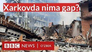 Шарқий Украина: Россия алдаяптими ёки Харьковга кластерли бомбани ким отди? Ukraina Rossiya BBC