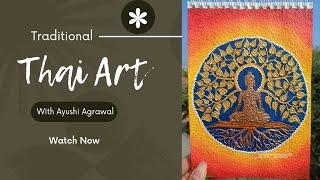 Royal Thai Art | Bodhi Tree | Traditional Relief Art - Beginner Friendly