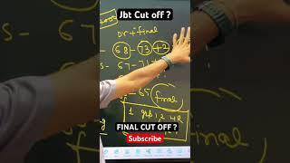 JBT FINAL CUT OFF ? #jbt #final #cutoff #hssc #1million #education #shortvideo #cet #shorts
