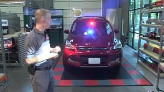 Sirennet SNDL1 & SNDL2 LED Windshield Lights on Ford Escape