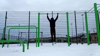 Winter street workout, calistenics 2019