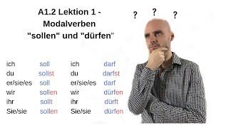 Deutschkurs A1.2 Lektion 1 Modalverben "sollen" und "dürfen"