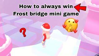 How to Always win frost bridge mini game (Adopt me)