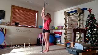 Tips by Tina - Pole Fitness Warm up: Pole Up / Tina H