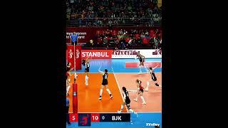 Yasemin Güveli Scores With Her Back Turned | Sırtı Dönük Sayı Alıyor #volleyball