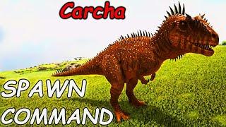 Carcharodontosaurus ARK Spawn COMMAND | How To SUMMON Carcharodontosaurus ARK Code