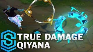 True Damage Qiyana Skin Spotlight - Pre-Release - League of Legends