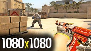 ИГРАЮ НА РАЗРЕШЕНИИ 1080x1080 - САМОЕ ЧИТЕРСКОЕ РАЗРЕШЕНИЕ CS:GO