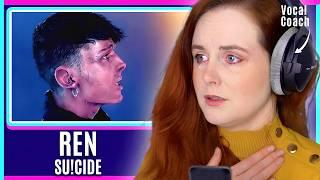 The Saddest Song Ever? You Asked For It! | Ren - Su!cIde | Vocal Coach Reacts & Analysis