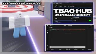 [NEW] Best Free Keyless Roblox RIVALS Script/Hack! | TBAO HUB | Byfron Bypass *WORKS ON WINDOWS* ⭐