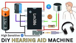 how to make hearing aid at home।diy hearing aid circuit।hearing aids