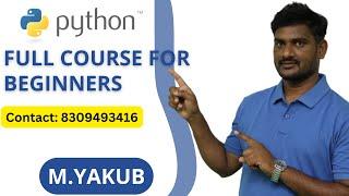 Python Variables  Declaration Part 2 By (Mr.M.Yakub)