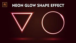 Create realistic neon shapes in Adobe Illustrator | Q-Tube