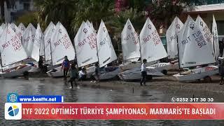 TYF 2022 OPTİMİST TÜRKİYE ŞAMPİYONASI, MARMARİS'TE BAŞLADI