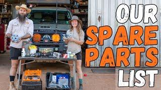 Spare Parts We Bring for Full-Time 4x4 Touring in Australia