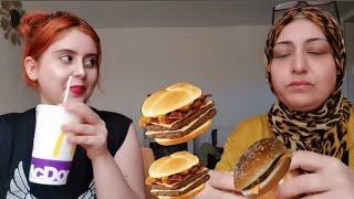 Mukbang Türkçe|Annemle McDonald's Menü Yiyerek Sohbet Ettik|Annemin Tiktok Hakkındaki Yorumları